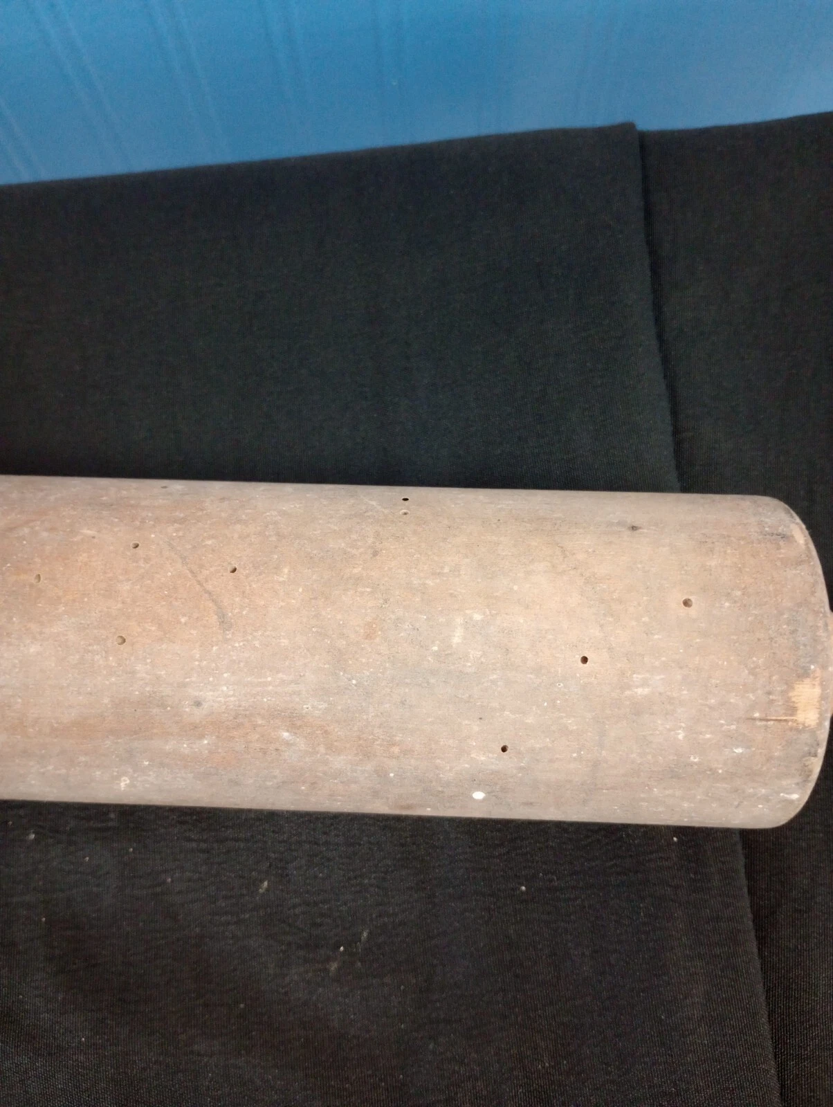 VINTAGE 18-1/2" THORPE WOODEN ROLLING PIN THORPE ROLLING PIN CO. CHESHIRE CT