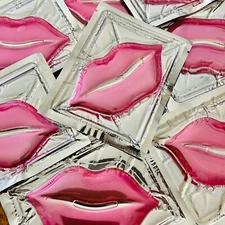 30 PACK PINK Collagen Crystal Lip Mask Lip Plumper Gel Moisturizer Lips Masks