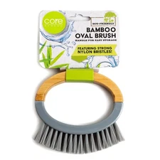 Core Kitchen Bamboo Oval Scrub Brush