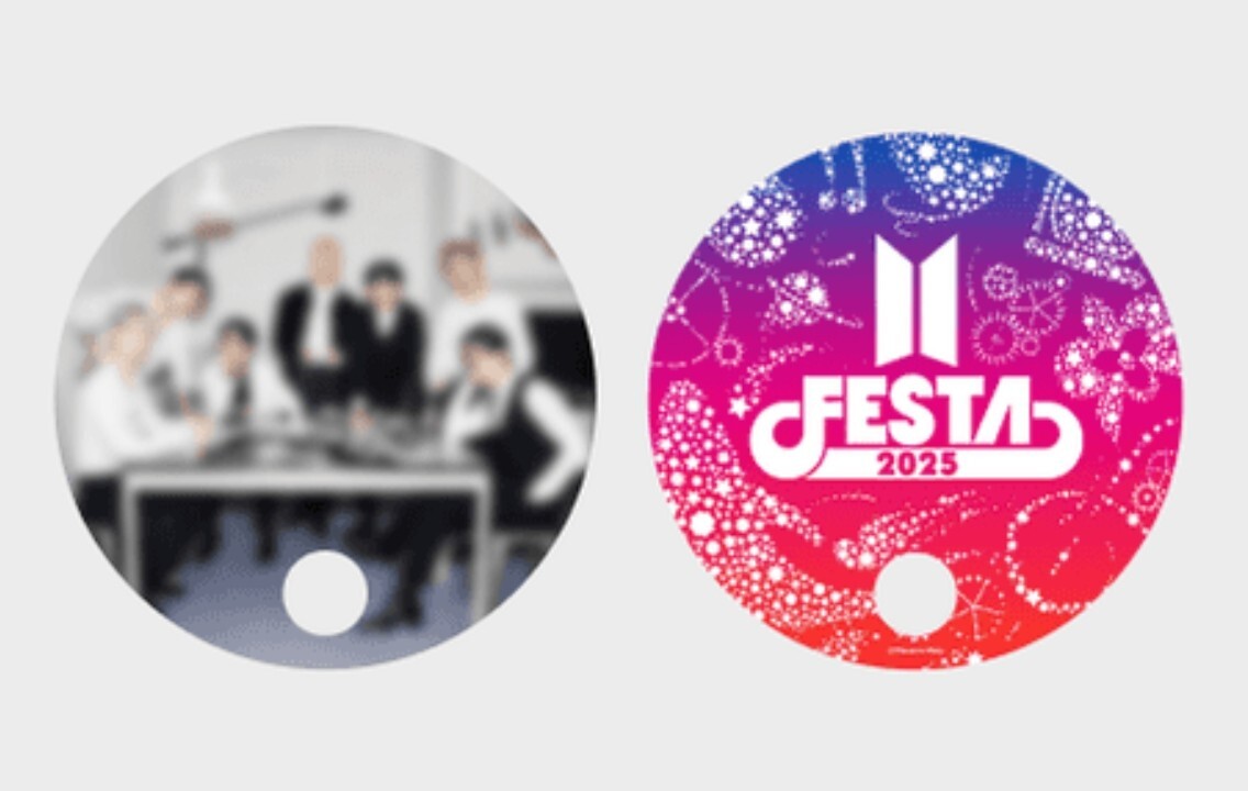 BTS 2025 FESTA photocard instant photo seal hand pan album