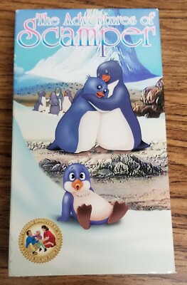 Adventures of Scamper the Penguin VHS Video Tape Children Anime Enoki Toei FFFF
