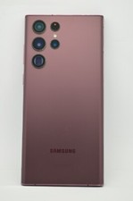 REFURBISHED Samsung Galaxy S22 Ultra 128GB SM-S908U1 BURGUNDY GSM CDMA UNLOCKED