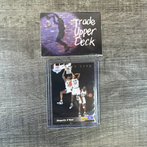 Shaquille O’Neal 1992-1993 Upper Deck Shaq Rookie RC Trade Card #1 & Mail In