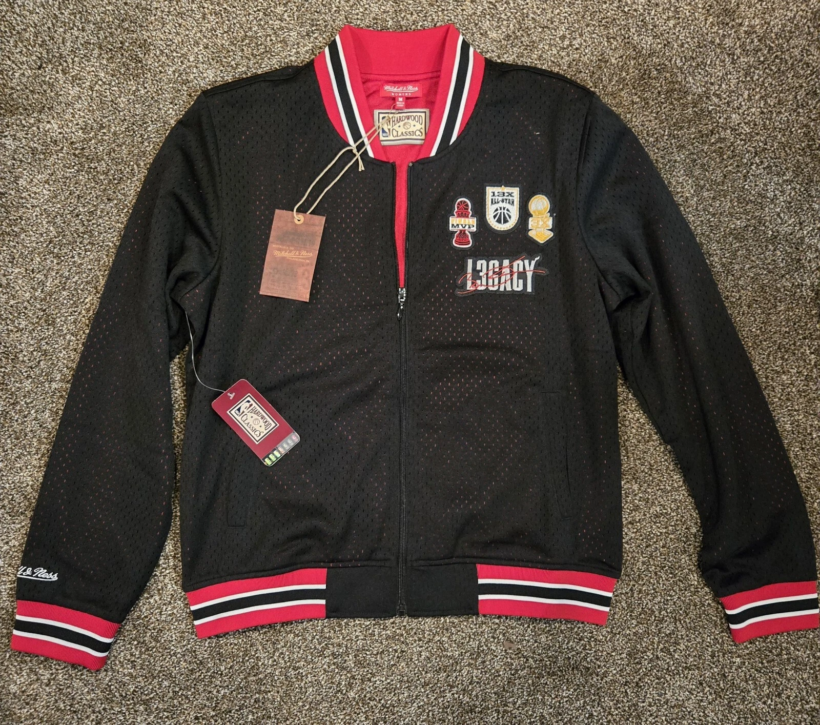 Mitchell & Ness NBA Miami Heat Women's Wade Legacy Sweater Jacket