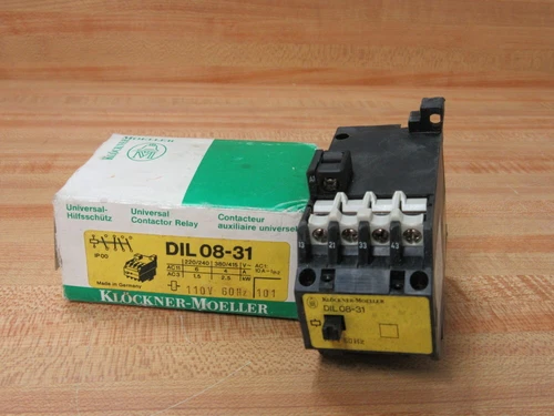 Klockner/Moeller DIL08-31 Contactor DIL08-31-110V/60Hz