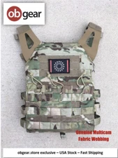 MODI (FLYYE) JPC Swift Tactical Plate Carrier - Fabric Webbing- Multicam