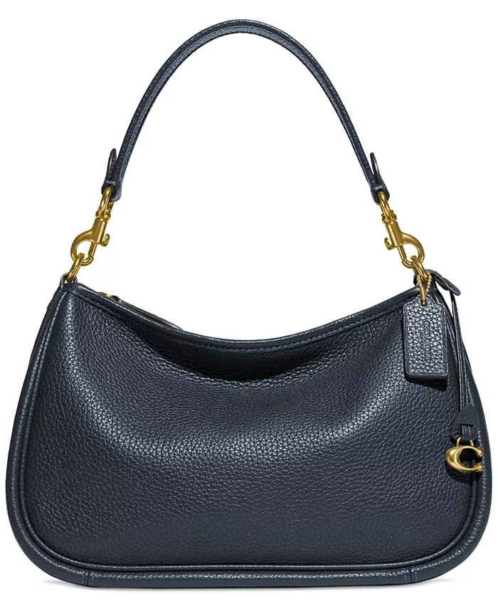 NWT Coach Soft Pebble Leather Cary Convertible Crossbody DENIM
