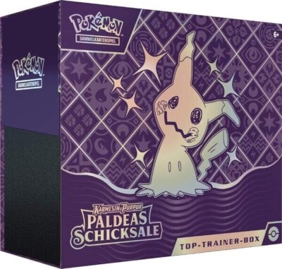 Pokemon Paldeas Schicksale Top Trainer Box - DEUTSCH NEU & OVP - KP 4.5
