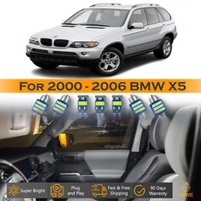 21 x Ultra White LED Lights Bulb Interior Package Kit For 2000 - 2006 BMW X5