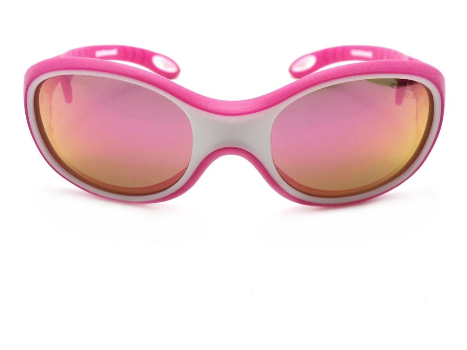 Cebe S'Kimo Enfants Lunettes de Soleil 1-2 Ans Rose Blanc/Rose Miroir Verres - Photo 3/4