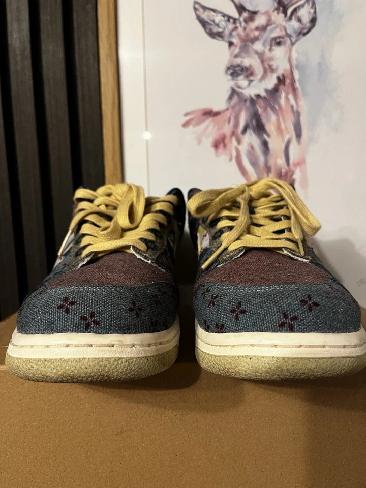 Size UK 9 - Nike Dunk Low Lemon Wash Community Garden, photo 4 of 5