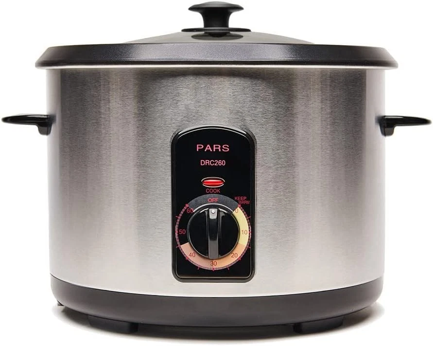 Pars Automatic Persian Rice Cooker Tahdig Maker 20 Cup Non-Stick