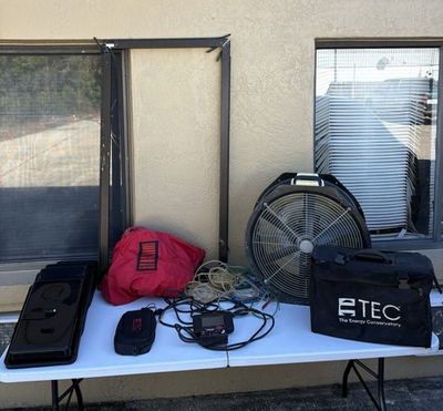 #ad #ad Minneapolis Blower Door Model 3 System DG 1000 Pressure amp; Flow Gauge Vent Caps $3499.00