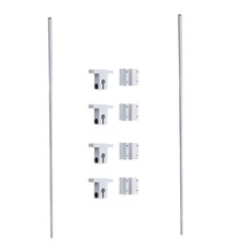 LABLT 2Pcs Rail Guide w/ 4 Bearing and 4 Rail Support,Rail Guide 8mm × 850mm