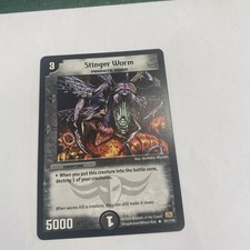 Duel Masters - Stinger Worm 61/110 - Base Set Creature Parasite Worm