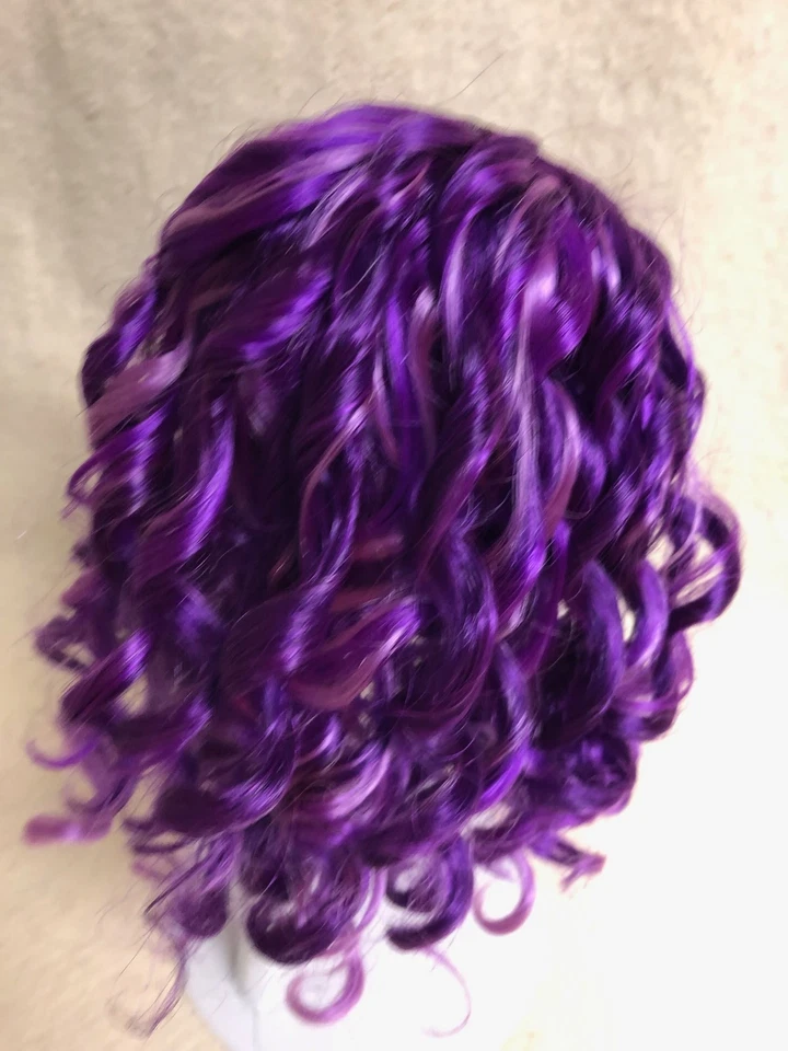 American Girl purple wig from Truly Me #91 - Image 3 of 3