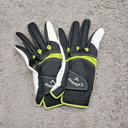 Callaway Men's Pair Of 2 Left Golf Gloves Black X-Large