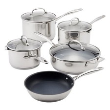 Image of STELLAR 7000 PROFILE 5 PIECE PAN SET WITH 24CM SAUTE PAN & 20CM FRYING PAN S7C4D