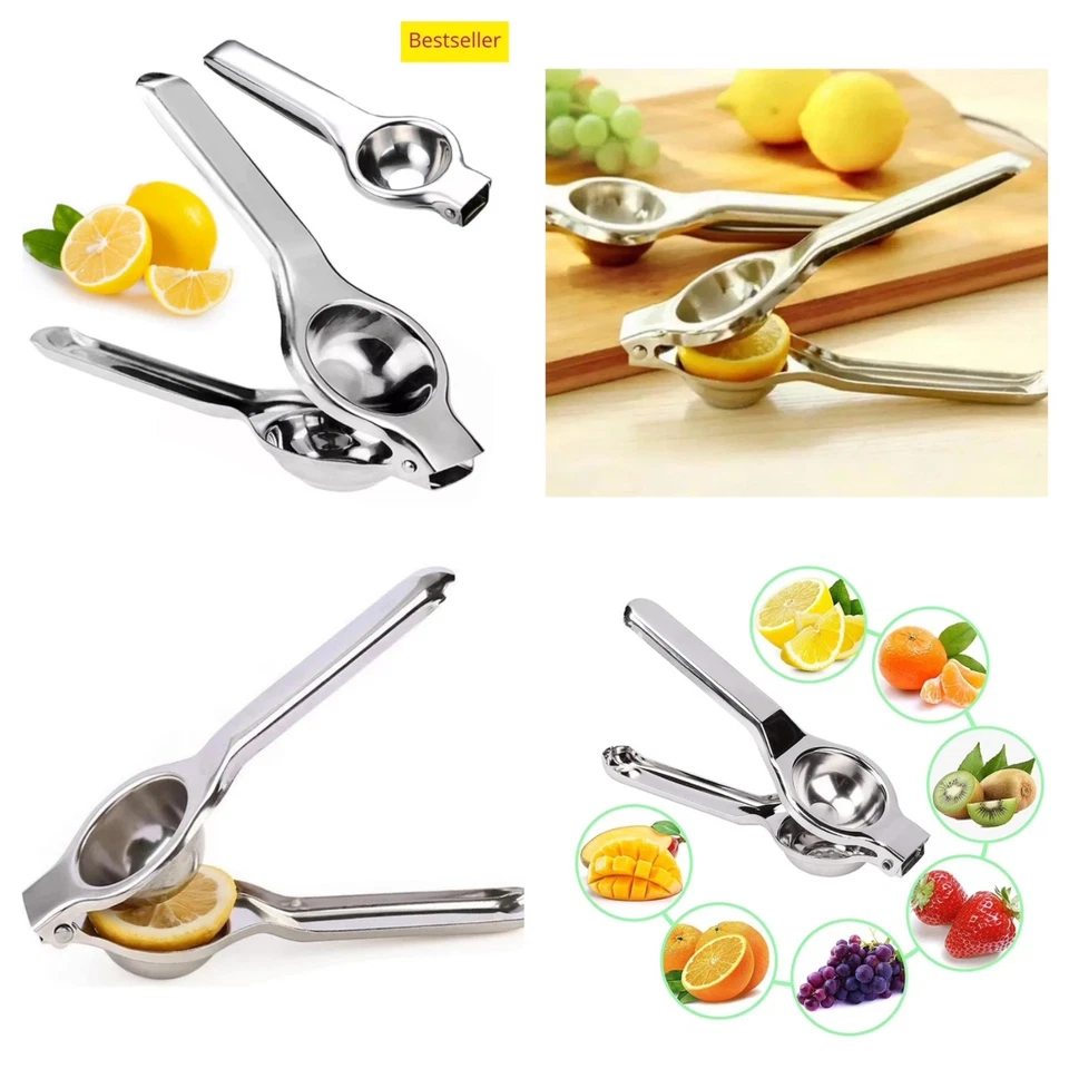 Zitronenpresse Edelstahl Saftpresse Manuelle Zitruspresse Handpresse Entsafter