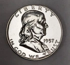 1957 Franklin Silver Half Dollar Gem Proof