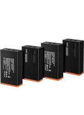 4x 5000mAh Replacement Battery Pack for Moultrie Trail Cameras Edge, Edge 2 Pro
