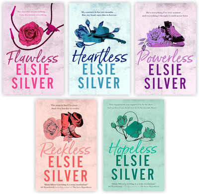 Chestnut Springs Series by Elsie Silver 5 Books Collection Set: Flawless,Heartle