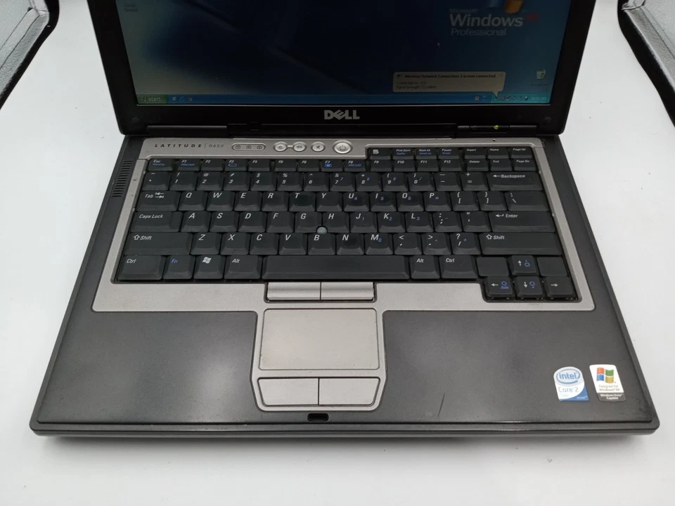 Dell D620 Laptop Intel Core 2 Duo 2GB RAM 160GB HDD WinXP RS232 Nvidia -READ -RR - Image 2 of 4