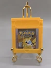 Nintendo Pokémon Yellow version Game Boy game cartridge. New, With Clear Case.