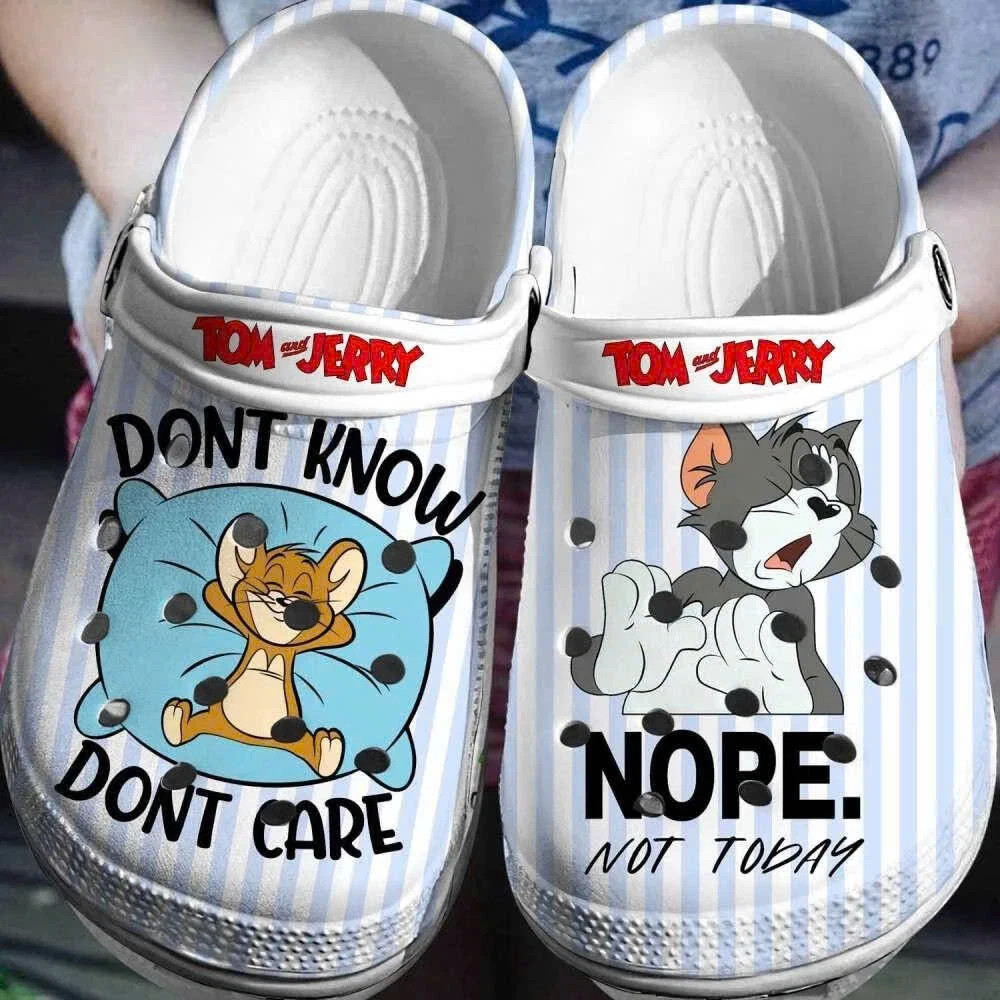 Tom And Jerry Dont Know Dont Care Nore Not Today Clogs | ID 24012546 by ...