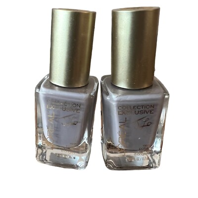 L Oréal J Lo Collection nail color polish 370 Jennifer s Nude lot of 2
