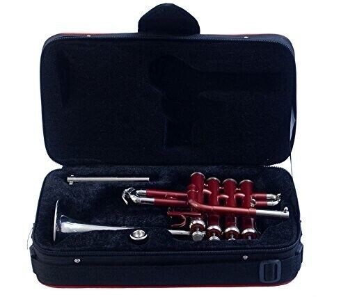 SMART DEAL !!! PICCOLO TRUMPET RED NICKEL Bb/A BRAND NEW +FREE CASE+M/P - Picture 7 of 8