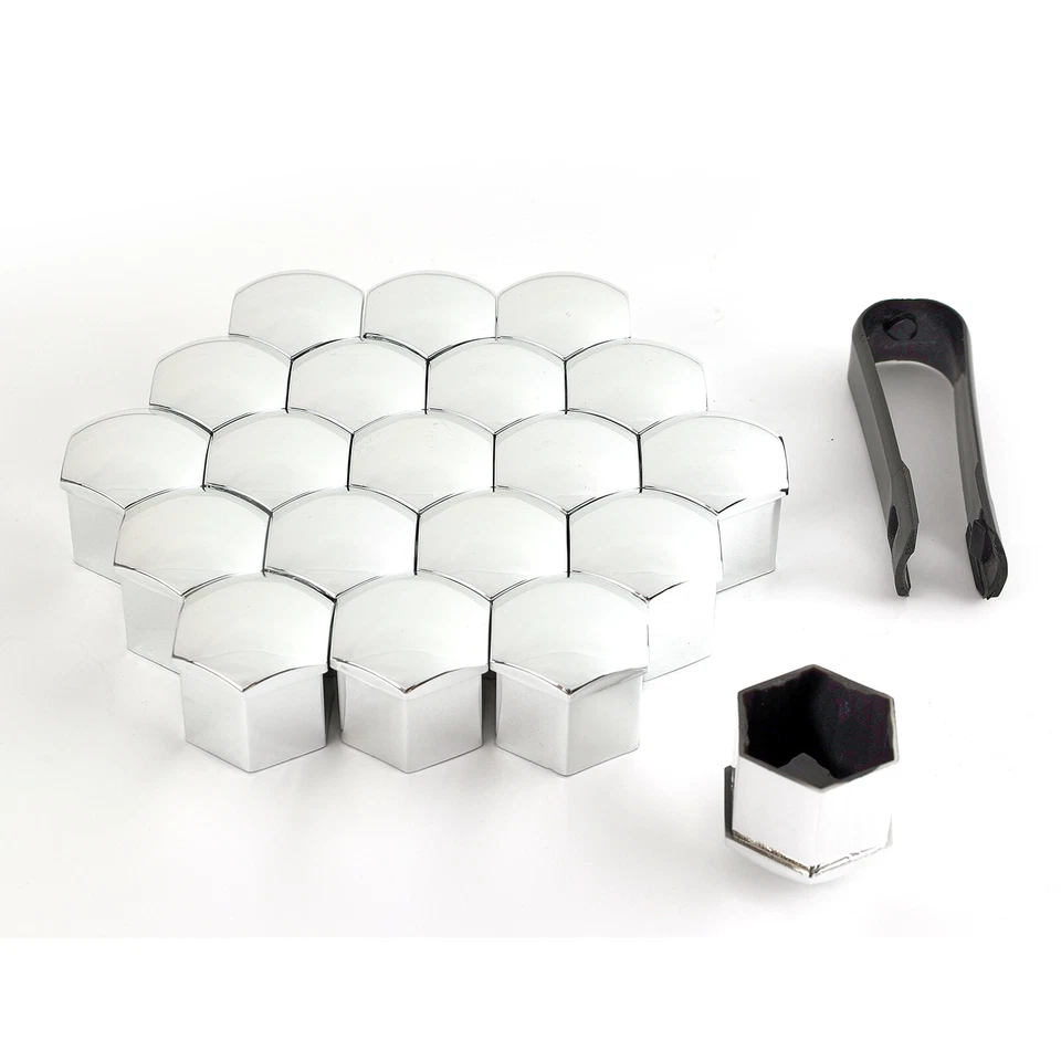Silver For Tesla Model 3 S X Y Lug Nut Covers Kit Car Wheel Nuts Center Hub Caps - Imagem 4 de 4