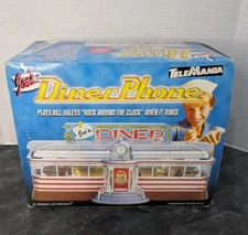 Joe's Diner Rock Around the Clock Phone 1998 Telemania Joes Diner Phone NOS