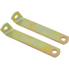 Speedway Motors Cadmium Plated Seat Belt Buckle Extender Brackets, 6" Length