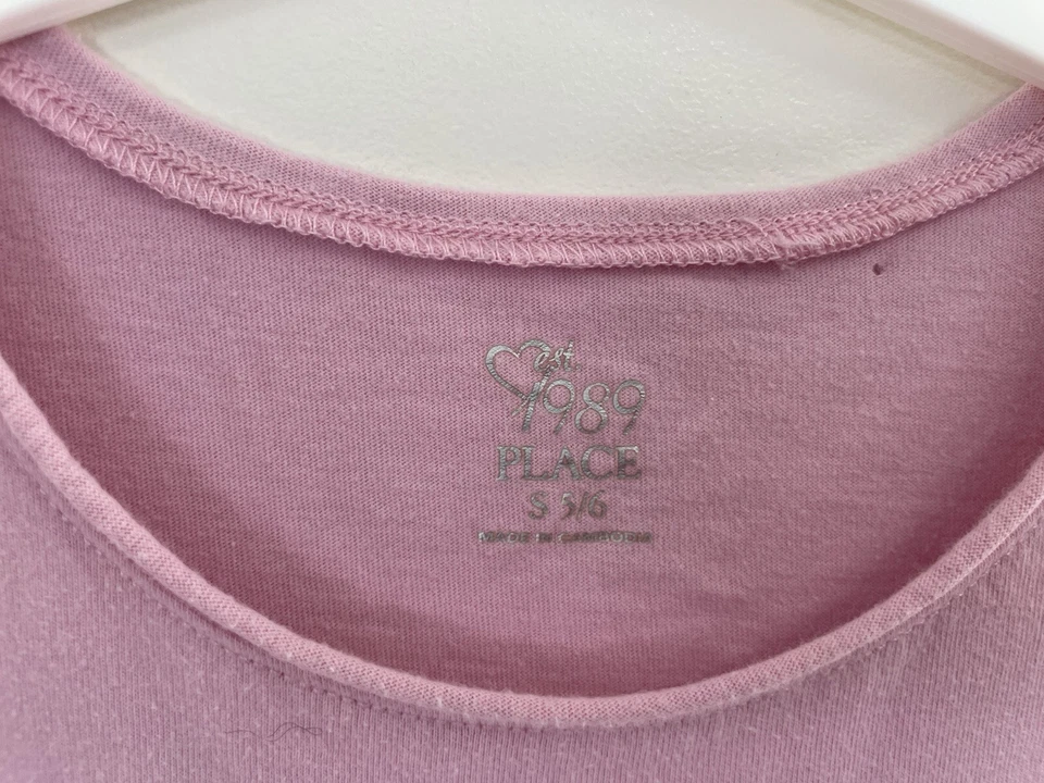 TCP Kids Girls Colorful Sequin Glitter Cupcakes Cotton Long Sleeve Shirt Pink S - Image 2 of 4