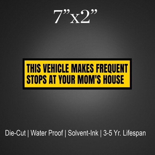 Funny Your Mom Sticker Car Decal Vinyl Sticker Waterproof Prank Bumper Sticker - Bild 1 von 2