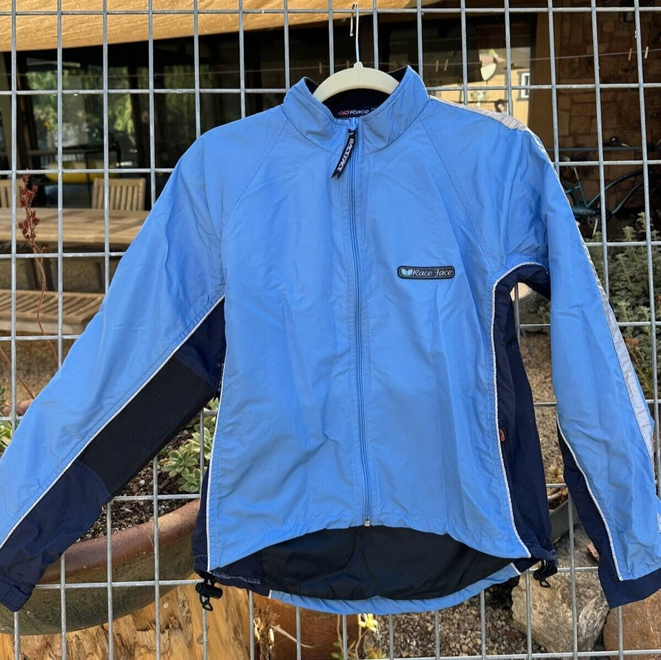 Chaqueta cortavientos Race Face vintage para mujer pequeña Foto 3 de 4