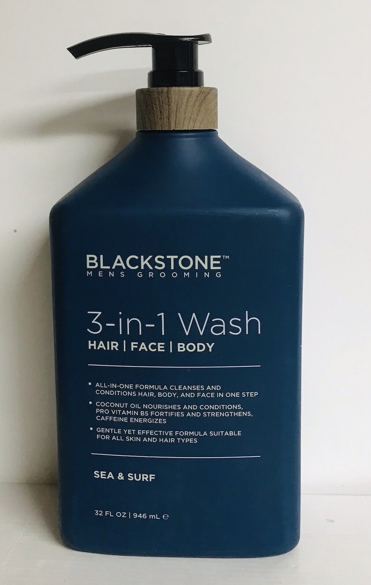 Blackstone Mens Grooming ~ Sea & Surf 3-in-1 Wash for Hair