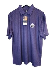 Purple Cutter & Buck PGA Golf Tour 2013  Men's Polo Size M NWT