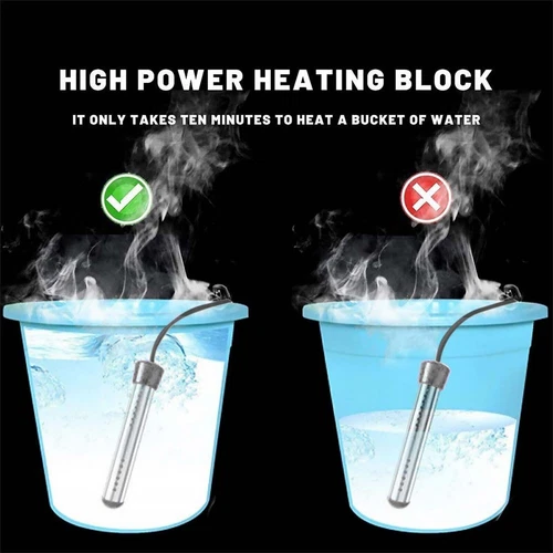 3000W Timing Poolheizung Tauchsieder Elektrischer Badewanne Tauchwasserbereiter - Bild 6 von 15