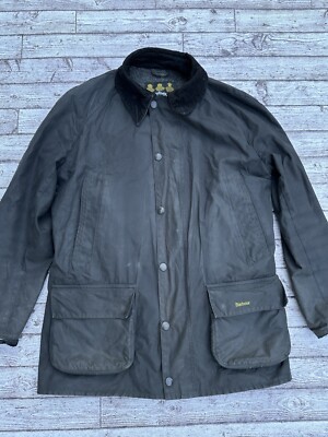 Barbour Care SMU Bristol Wax Jacket Size Large