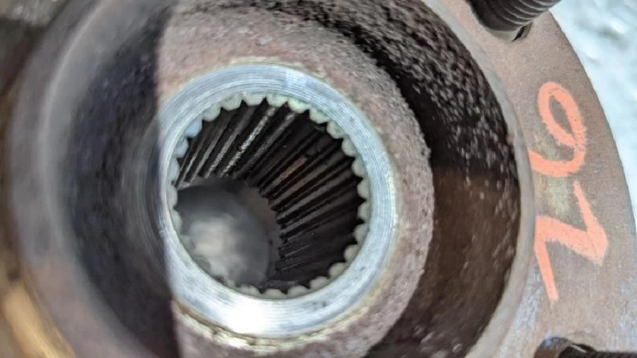 Toyota Camry 1997-2003 conductor husillo delantero izquierdo nudillo OEM Foto 3 de 4