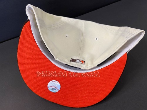 EXCLUSIVE FITTED DETROIT TIGERS COKED OFF WHITE BROWN ORANGE 1968 WS PATCH 7 3/8 - Picture 7 of 10