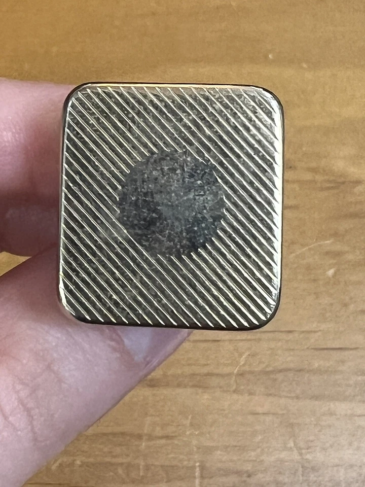 Caja de música para gemelos Colibrí tono dorado que no funciona sobrebobinada estuche de almacenamiento pequeño Foto 2 de 4