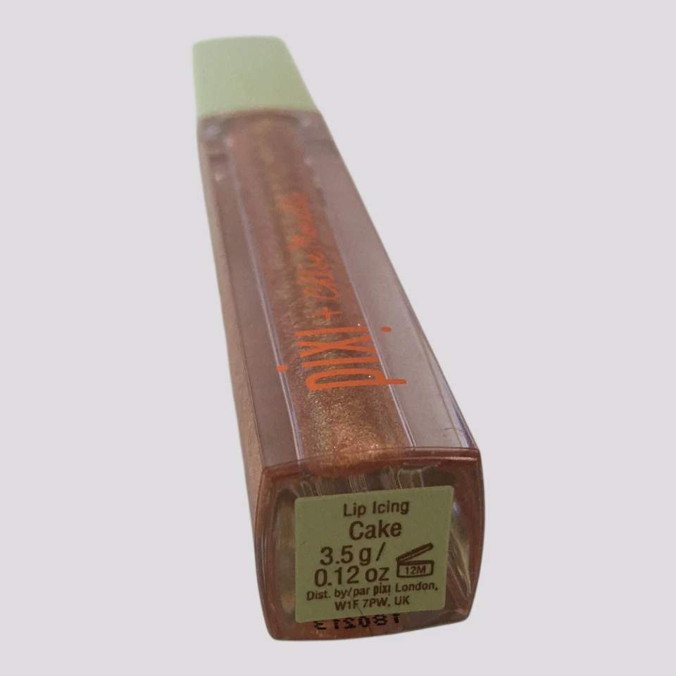 Pixi by Petra Lip Icing CAKE Lip Glow #0180 (tamanho completo 0,1 fl oz) e caneta para os olhos - Imagem 2 de 4