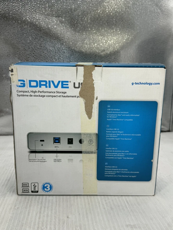 G-Technology G-Drive 6TB External Hard Drive 0G03674 USB 3.0 - Image 3 of 4