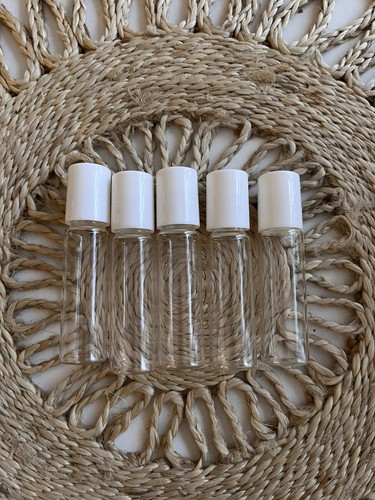 Glass Roller Ball Bottles Containers 10ml x 5