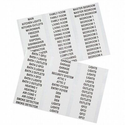 Klein Tool Household Electrical Panel Labels 92644562549 ...