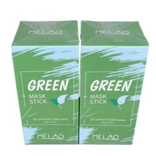 2 x Melao Green Tea Mask Stick Blackhead Remover Mask - EXP: 2/26