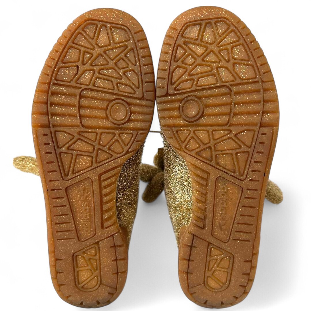アディダス JEREMY SCOTT ベア　クマ　ハイカットスニーカー　ゴールド 12月発売予定】 アディダス オリジナルス バイ ジェレミー